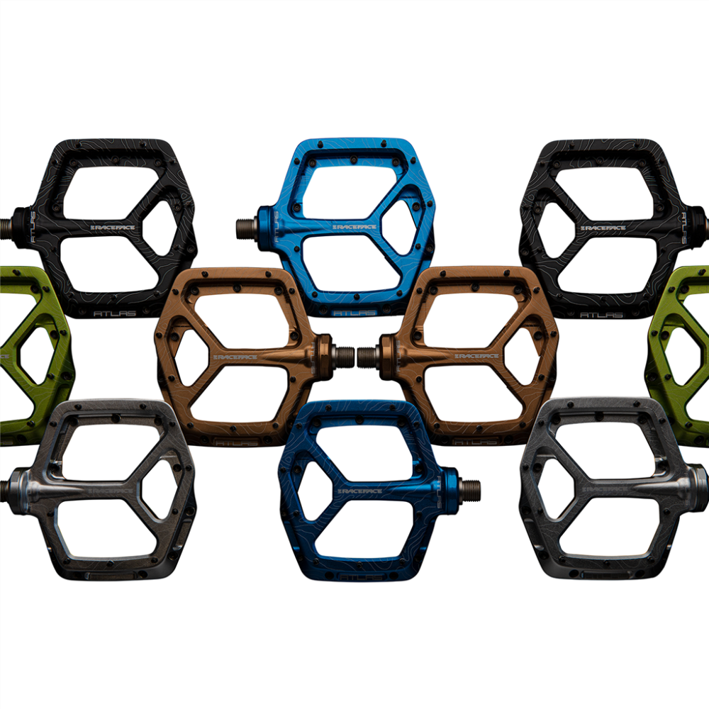 Race Face Hardgoods Atlas Pedal V2 blue,one size