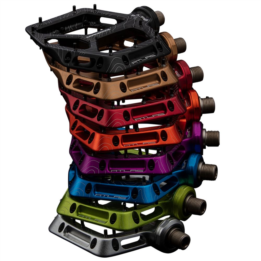 Race Face Hardgoods Atlas Pedal V2 green,one size