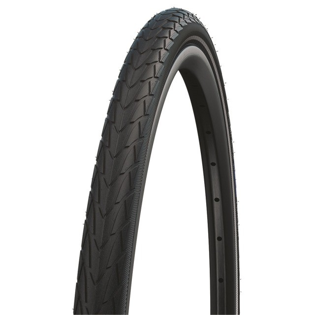 Schwalbe Pneu Marathon Racer 700x35C starr mit Reflexstreifen black