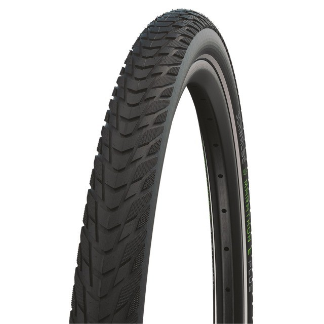Schwalbe Pneu Marathon E-Plus 28x2.15 Starr mit Reflexstreifen black