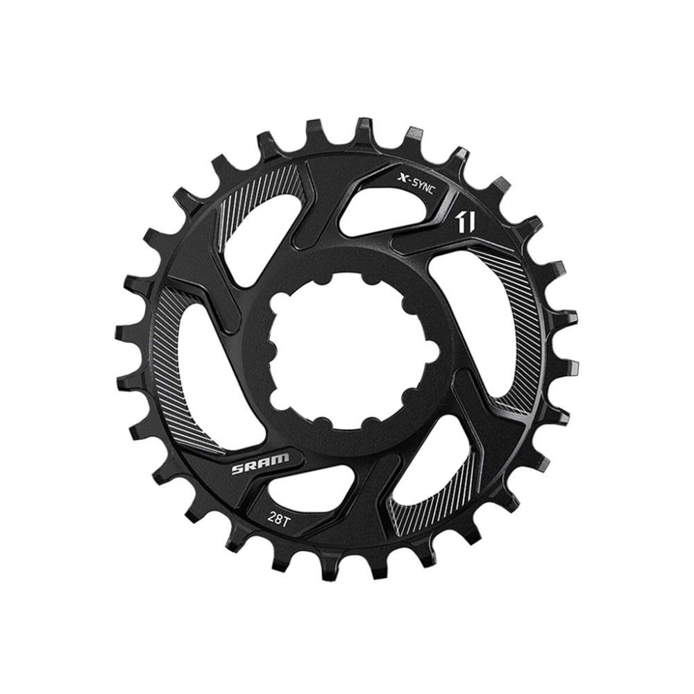 SRAM Chain Ring X-Sync DM 6mm Offset 11SP black,28T