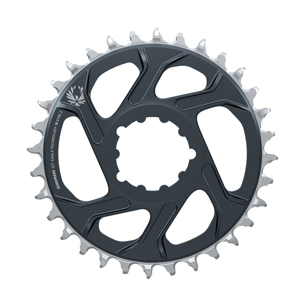 SRAM Chain Ring Eagle X-Sync2 DM 6mm Offset lunar/polar grey,36T