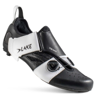 Lake Cycling Triathlonschuhe, TX322 , SCHWARZ WEISS,