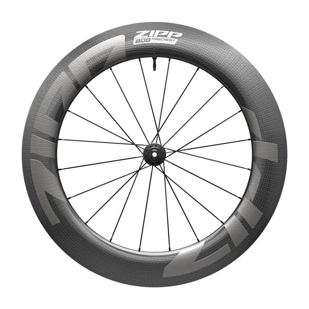 Zipp 808 Firecrest Tubeless Disc-Brake Front Wheel V2 black carbon,700C/'12X100