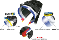 Michelin Wild Enduro Rear Competition Line Gum-X TLR, 27.5x2.6, faltbar, schwarz