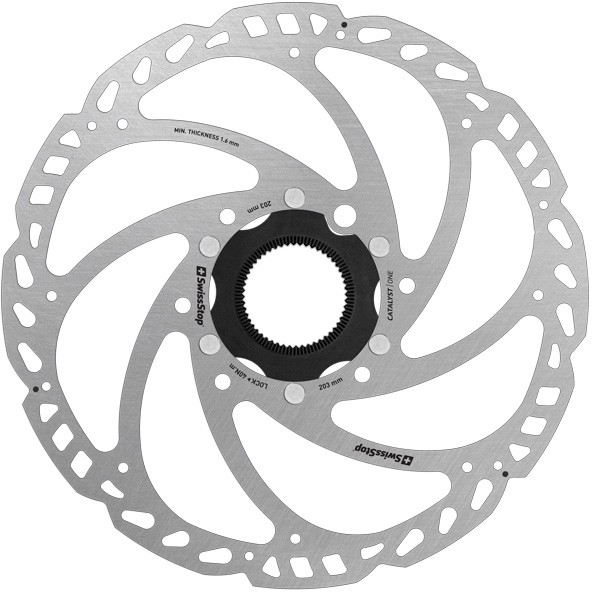 SwissStop Catalyst One DISC Scheibe 203mm, Centerlock, 1.95mm, ohne Lockring