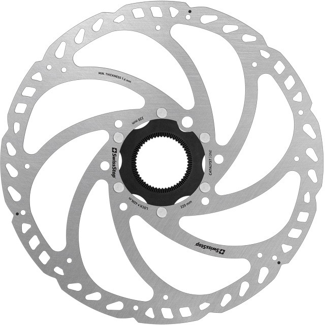 SwissStop Catalyst One DISC Scheibe 220mm, Centerlock, 1.95mm, ohne Lockring