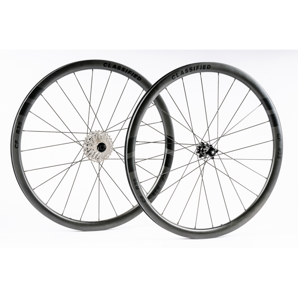 Classified Powershift R35 Carbon Wheelset Kit, Clintcher, Tubless, inkl. Kassette, 12 speed / 11-34