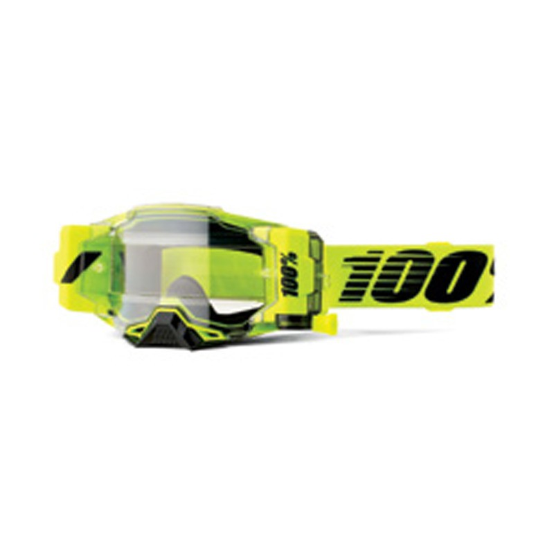 Ride 100% 100% Armega FORECAST Goggle Nuclear Citrus - Clear Lens