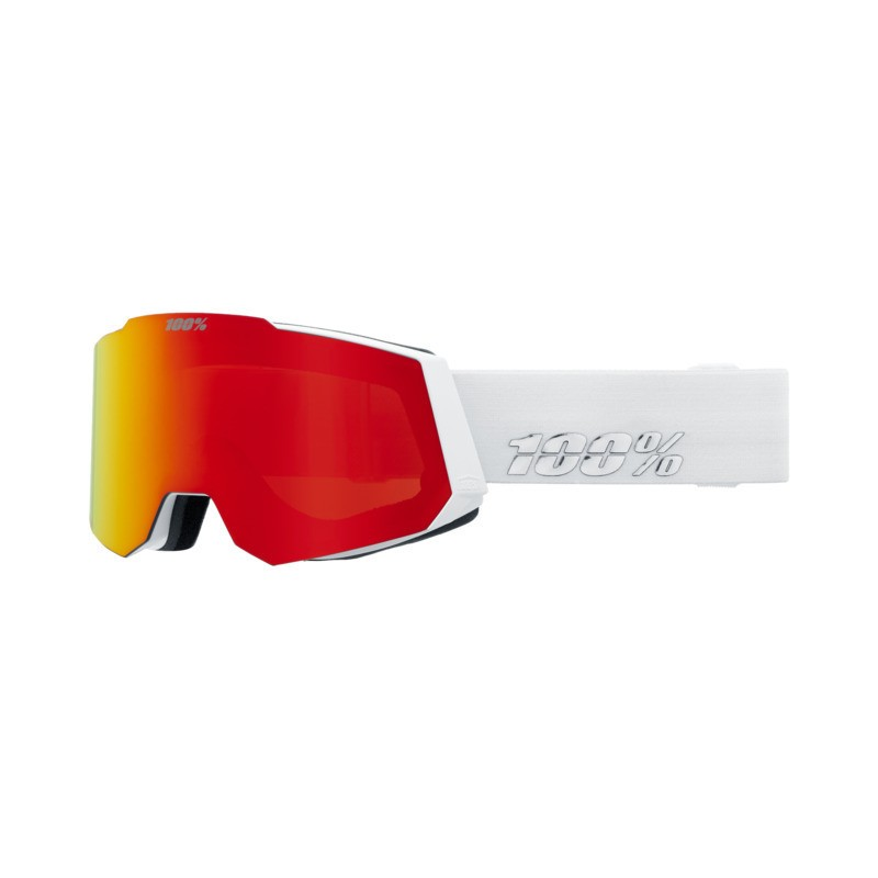 Ride 100% 100% Snowcraft Hiper Goggle white - mirror beige