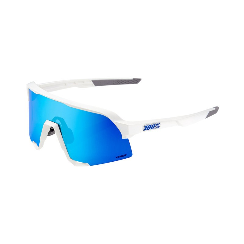 Ride 100% 100% S3 Glases Matte white-HiPER blue ML