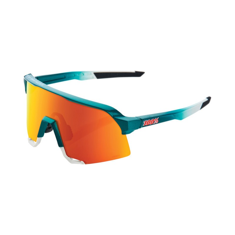 100percent 100% S3 Glases Gloss metallic Bora/Matte white-HiP