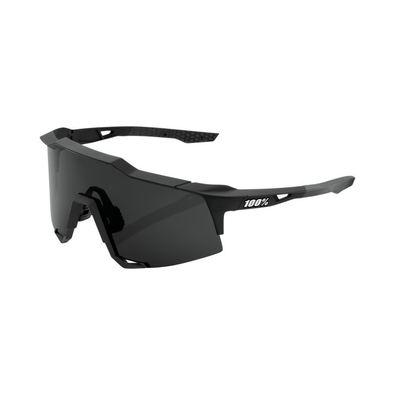 Ride 100% 100% Speedcraft Tall Glases Soft Tact black-smoke