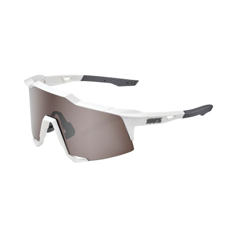 Ride 100% 100% Speedcraft Tall Glases Matte white-HiPER Silv