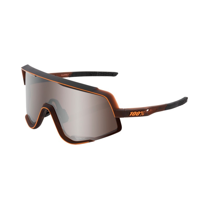 Ride 100% 100% Glendale Glases Matte Transl Brown Fade-HiPER