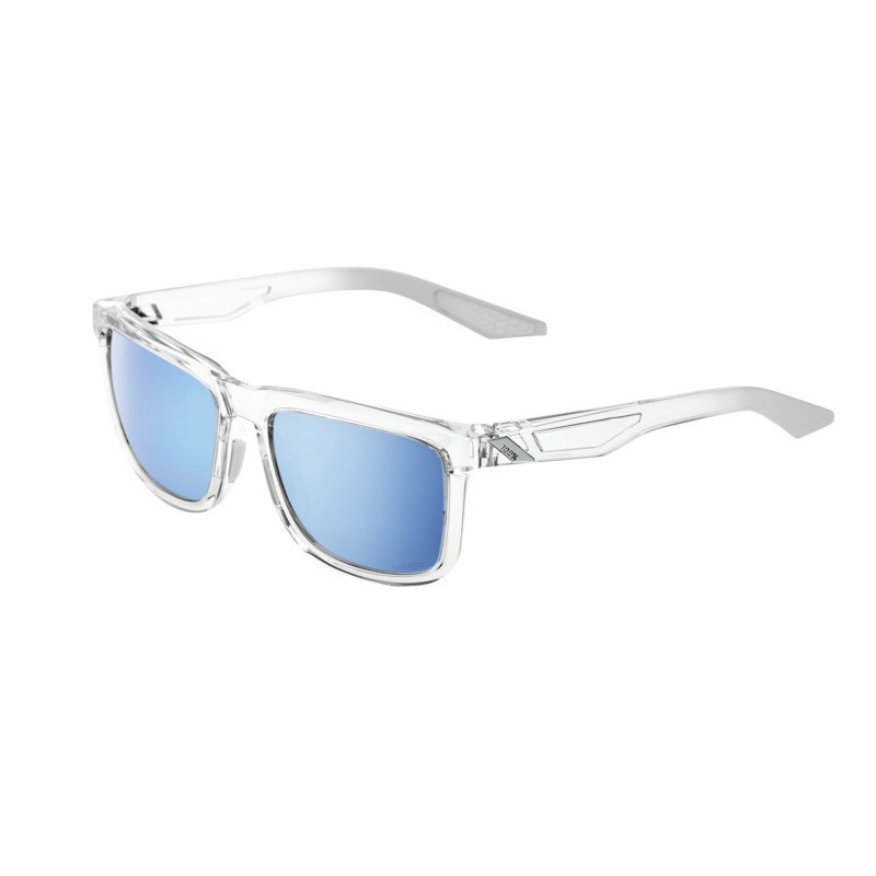 Ride 100% 100% Blake Glases Polished Crystal Haze-HiPER blue