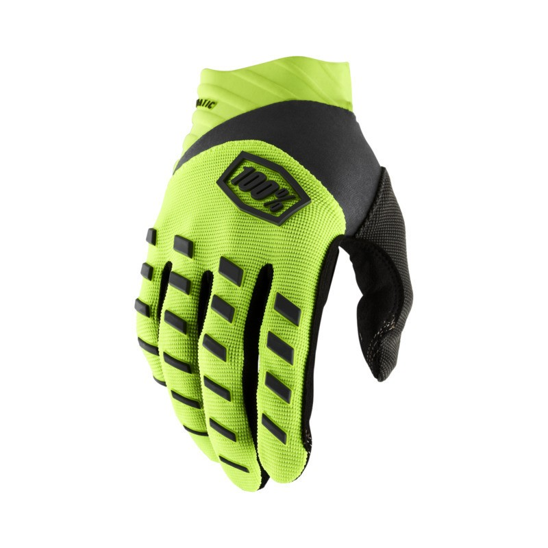 3T 100% Airmatic Gloves Fluo Yellow/Black Yellow, M