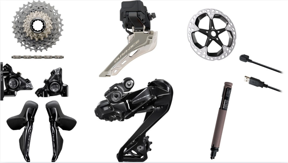 Shimano Dura Ace Di2 R9200 Gruppe - 2x12-fach, ohne Kurbel, 12 speed / 11-30, 116