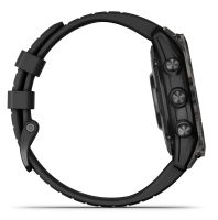 Garmin fenix 7 Pro Saph Solar, Crbn Gry DLC Ti w/Black Band, Sportuhr