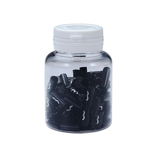 BBB BBB Anschlaghülsen Alu 5mm schwarz 100 Stk.