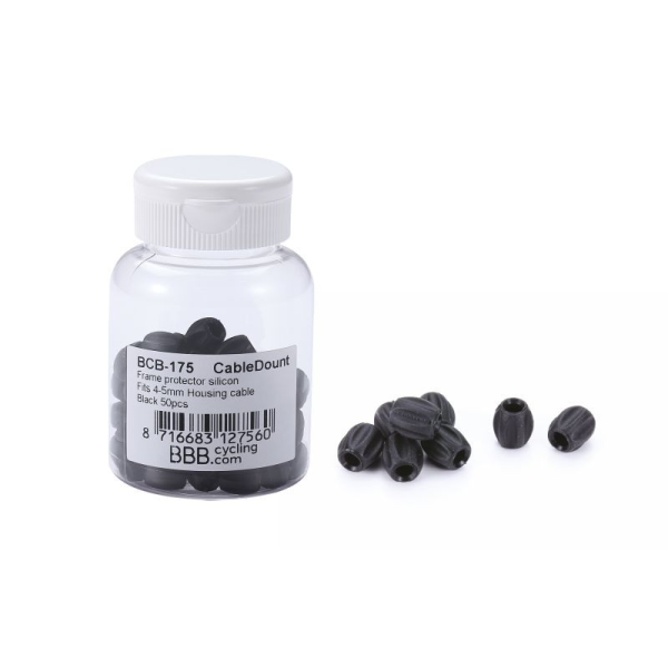 BBB BBB Rahmenschutz Kabel Ø4-5mm 25x schwarz