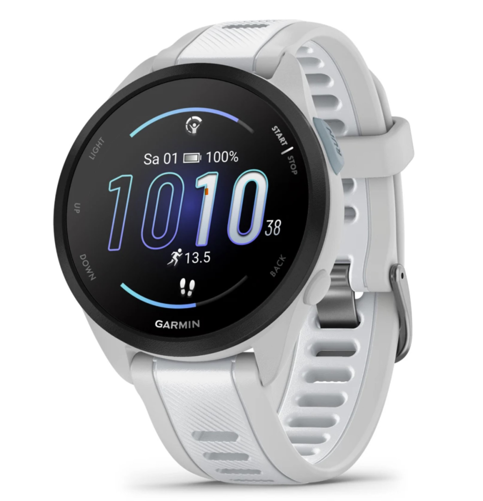 Garmin Forerunner 165 Dunstgrau/Steinweiss, Sportuhr