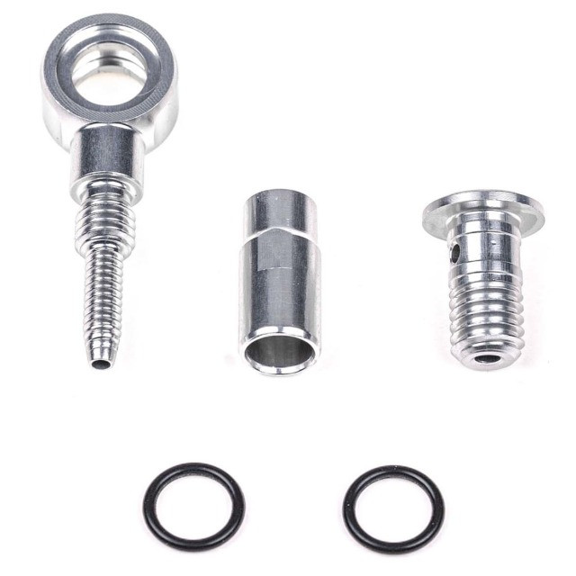 Trickstuff Ringanschluss, Für Kevlar Leitung, silber