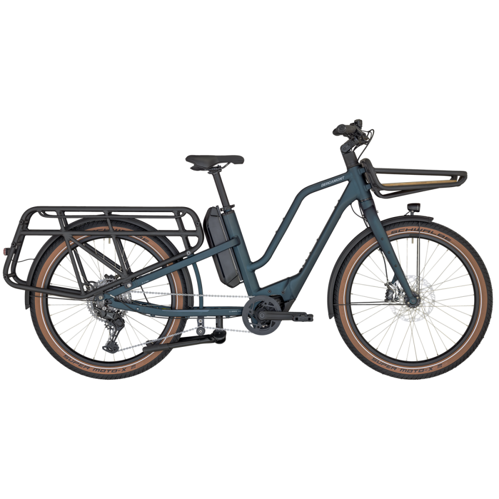 Bergamont E-Cargoville LT Edition, matt petrol blue