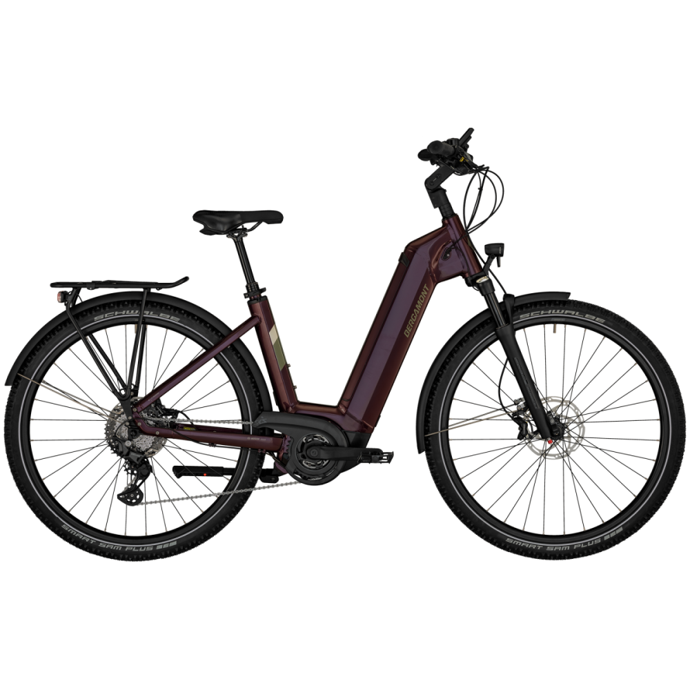 Bergamont E-Horizon SUV 6 Wave, shiny aubergine red, 48