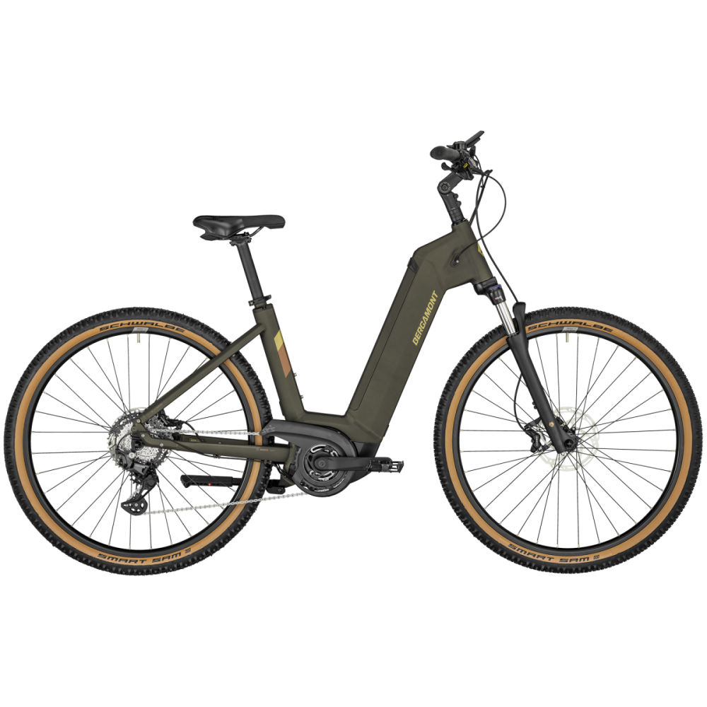 Bergamont E-Horizon SUV Cross Wave, matt dark olive green, 44