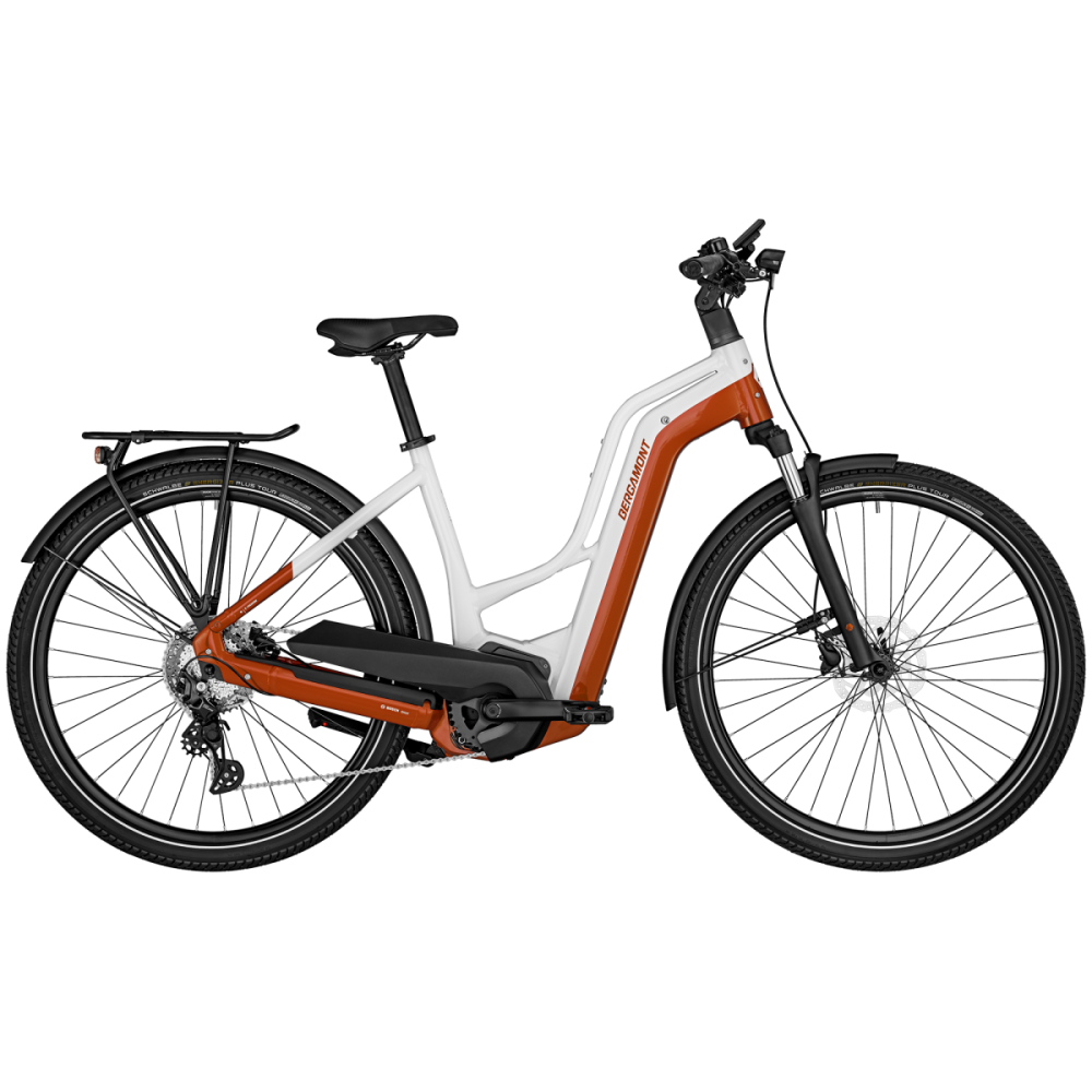 Bergamont E-Horizon Edition LTD Amsterdam, shiny white/orange, 48