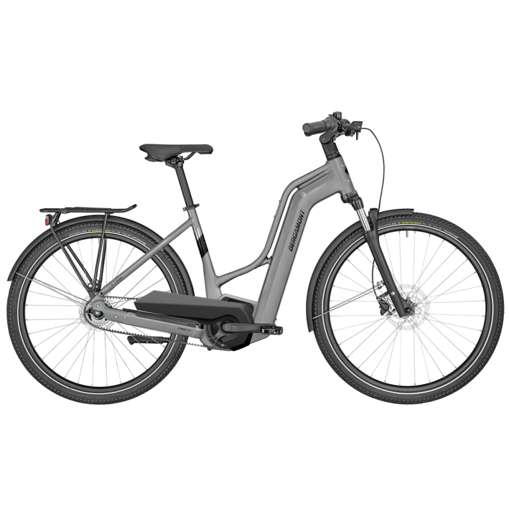 Bergamont E-Horizon N5e FH Belt Amsterdam, matt titanium silver, 44