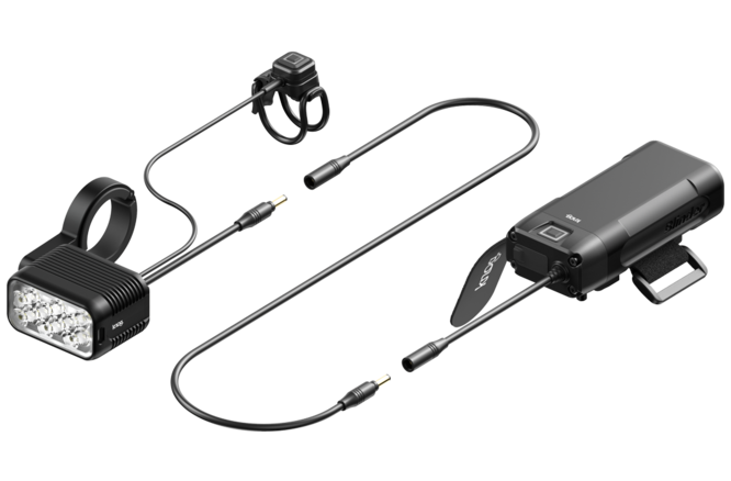 Knog Scheinwerfer Blinder X 1800 mit externem Akku 10'000 mAh