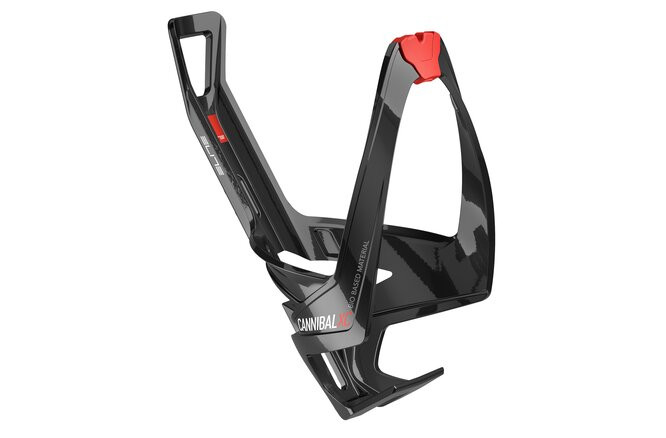 Elite Bidonhalter Cannibal XC glossy Bio Based, Schwarz/Rot