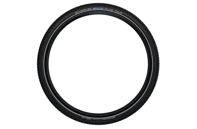 Schwalbe Pneu Marathon Plus Tour 700x38C Starr mit Reflexstreifen black