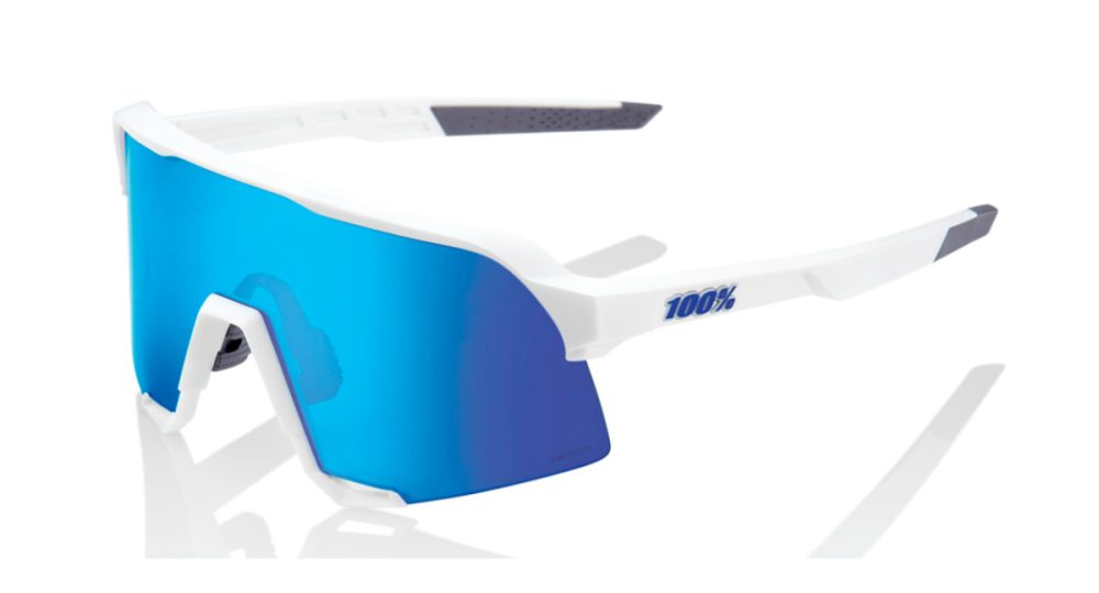 100% 100% S3 Brille MAtte White HIPER Mulitlayer Mirror Lens