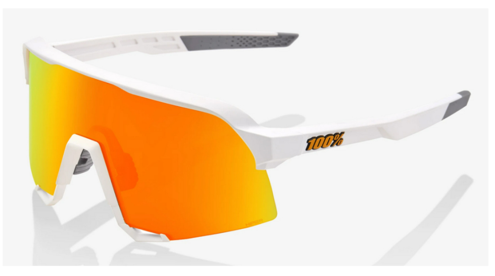 100% 100% S3 Brille Soft Tact Hiper White Red Multilayer Mirror Lenses