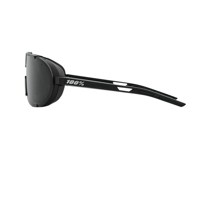 100% Westcraft Brille Matte Black - Smoke