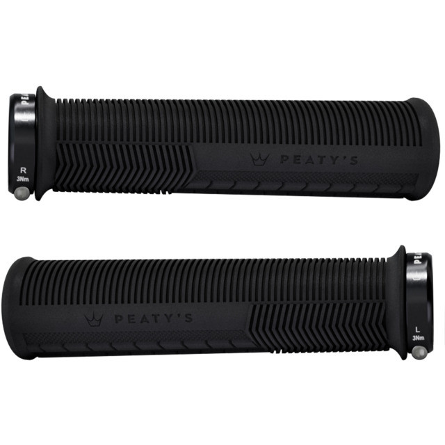 Peaty's Lenkergriffe Monarch Grip Mushroom Thick, Schwarz