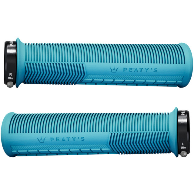 Peaty's Lenkergriffe Monarch Grip Mushroom Thin, Türkis