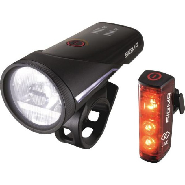 Sigma Sport Sigma Lampe Aura 100 / Rücklicht Blaze USB Set