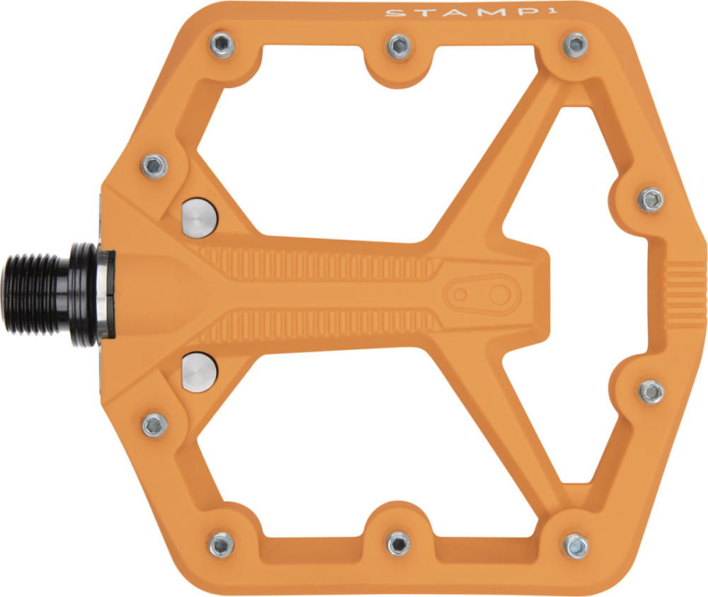Crankbrothers Pedal Stamp 1 small orange Gen 2
