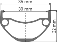 DT Swiss U 663 Felge DB 29" 30 36L