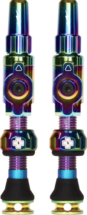 Muc-Off Tubeless Valves Big Bore Lite iridescent 75mm