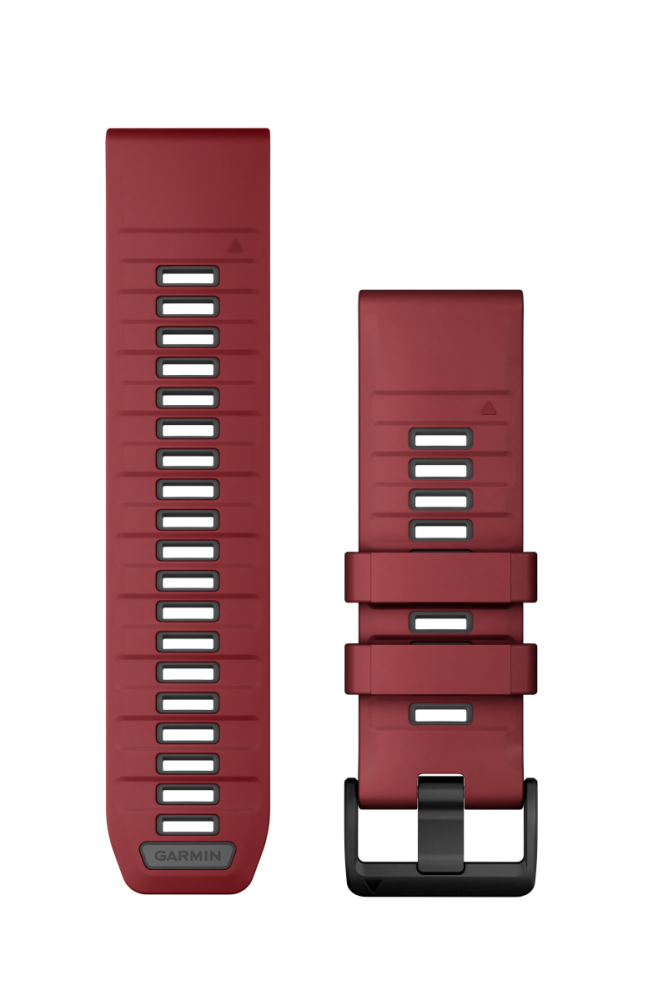 Garmin Quickfit®-Armbänder (22 mm), Marsala/Graphit