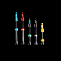 Lezyne CNC TLR Valve - 80MM, Schwarz