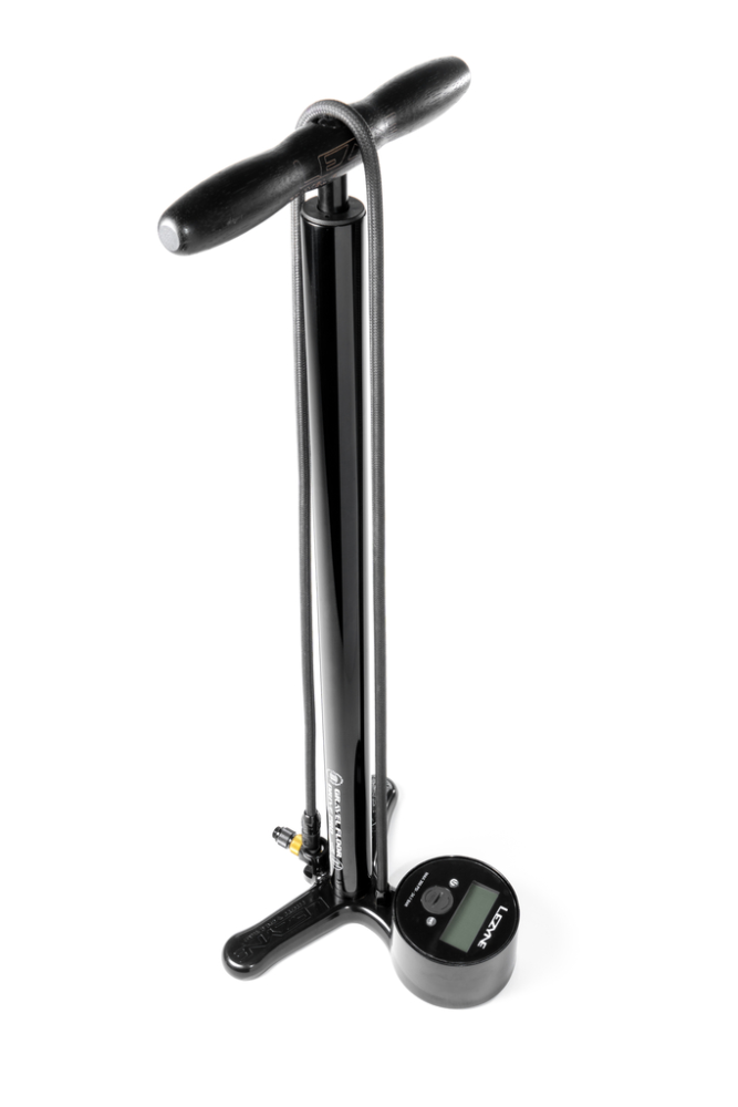 Lezyne Gravel HV Digital Drive Pro, black gloss