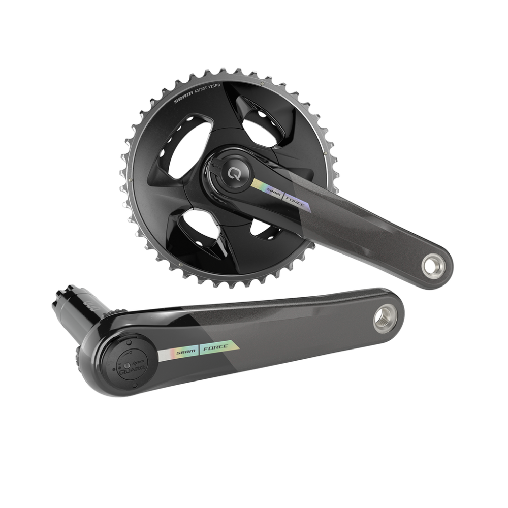 SRAM MY23 Power Meter Crankset Spindle Force AXS Wide 2x DUB, 172.5