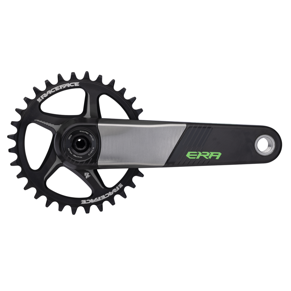 Race Face ERA Cinch Crankarm DM (RF136), carbon/green, 175