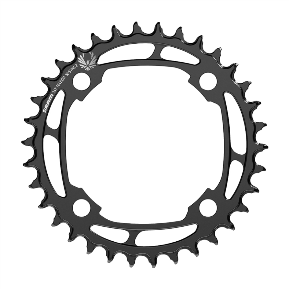 SRAM Chainring Eagle Steel X-Sync2 104 BCD, 104x38T, black